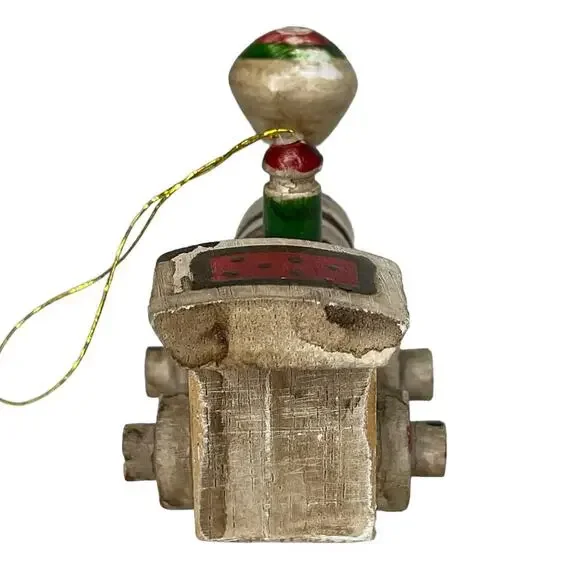 Vintage Enesco Train Engine Christmas Tree Ornament - Picture 5 of 10
